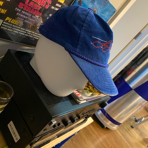 Vintage Nissin LaSalle 300 Blue Corduroy Hat - Picture 2 of 3